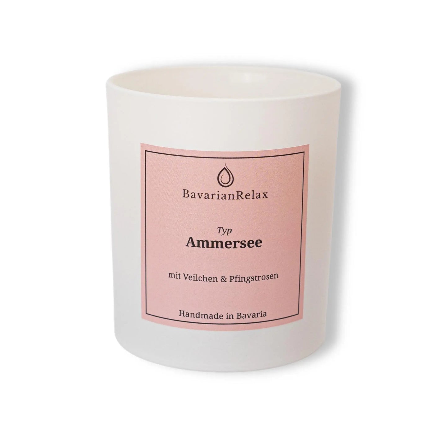 Type Ammersee scented candle 200g - Handmade in Bavaria