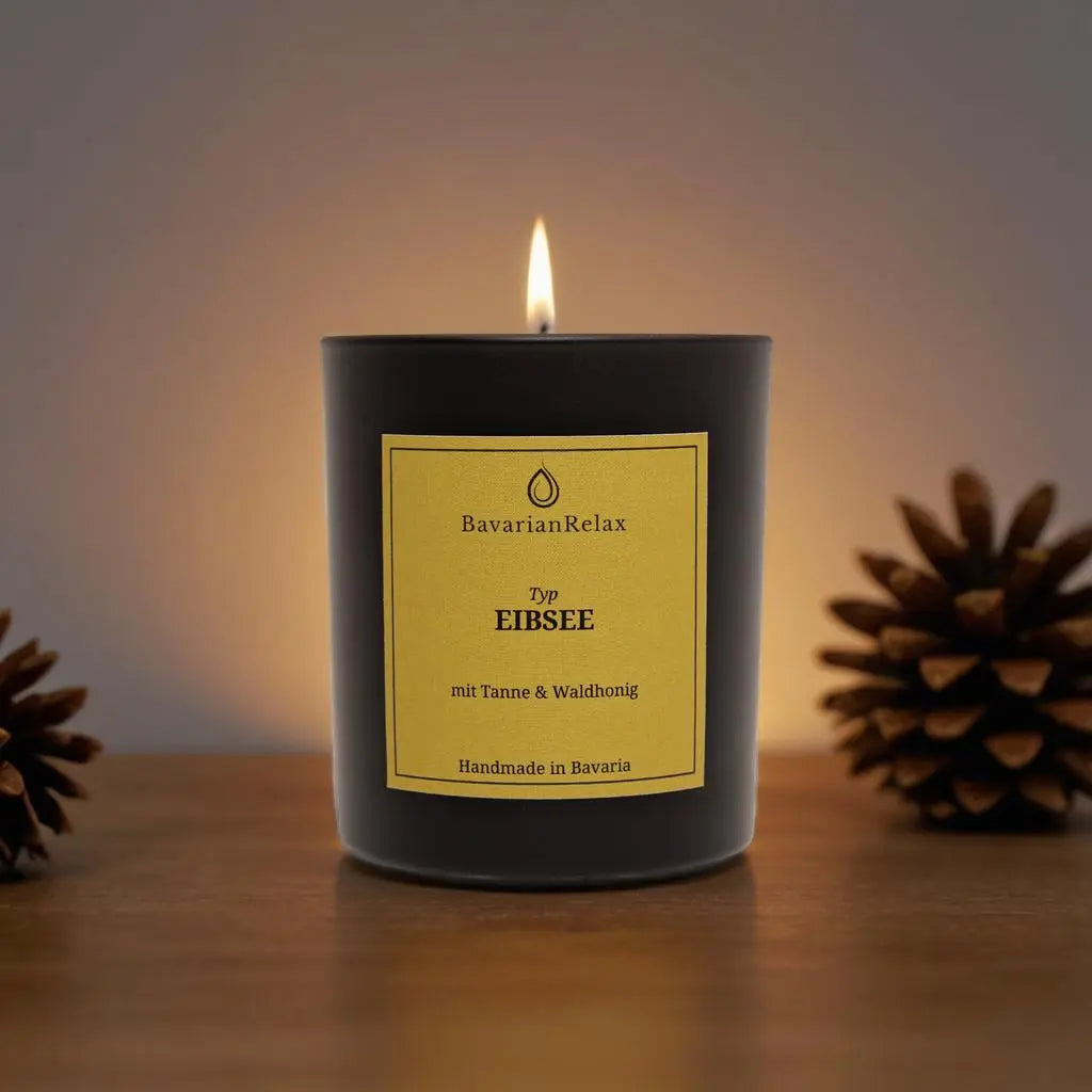 Type Eibsee scented candle 200g - Handmade in Bavaria