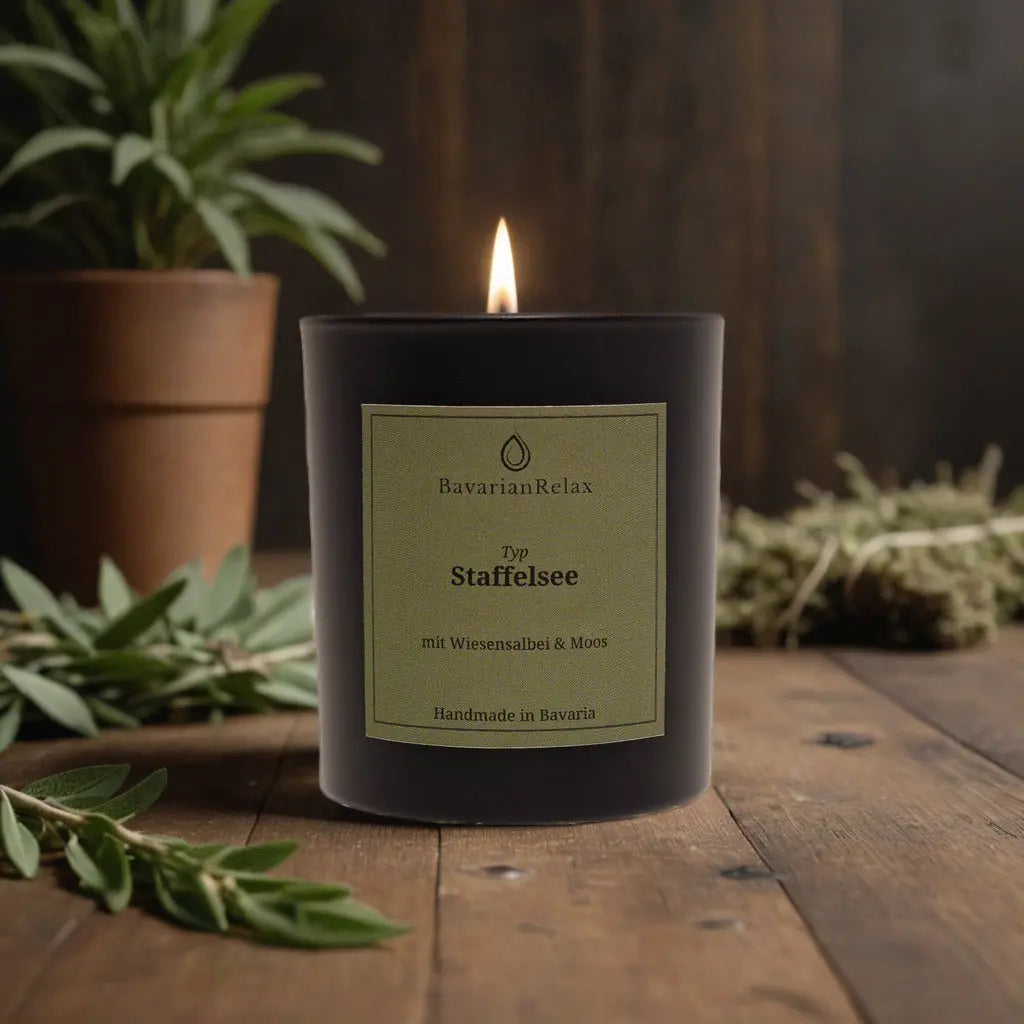 Type Staffelsee scented candle 200g - Handmade in Bavaria