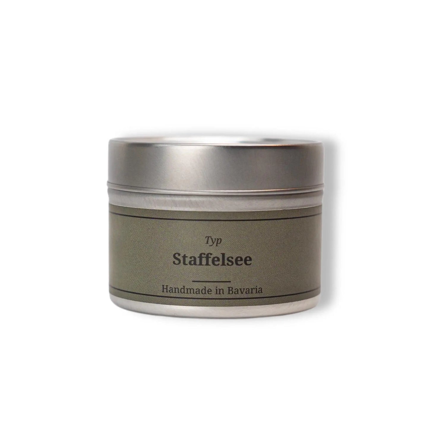 Bougie parfumée Type Staffelsee boîte de 75 g - Fabriquée à la main en Bavière