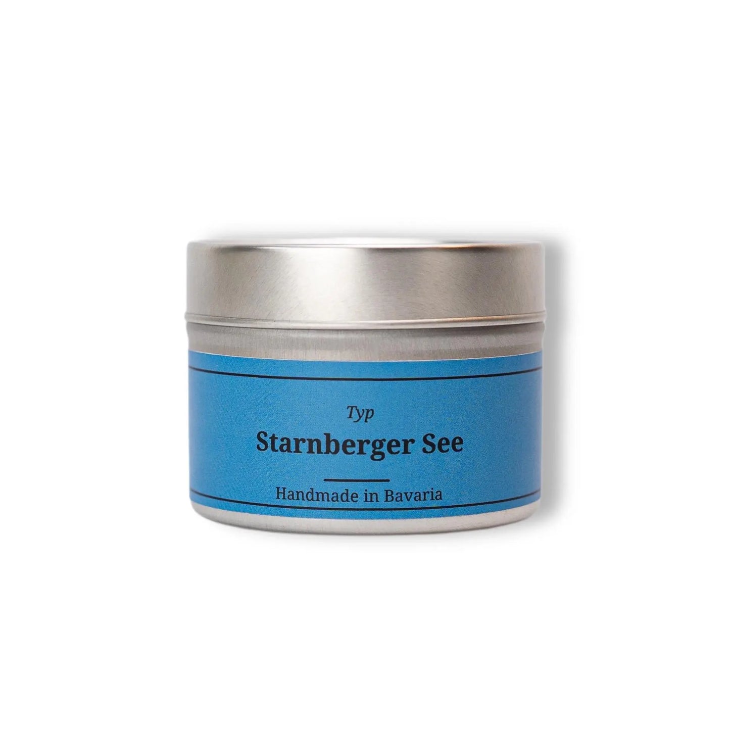 Bougie parfumée Type Starnberger See, boîte de 75 g - Fabriquée à la main en Bavière