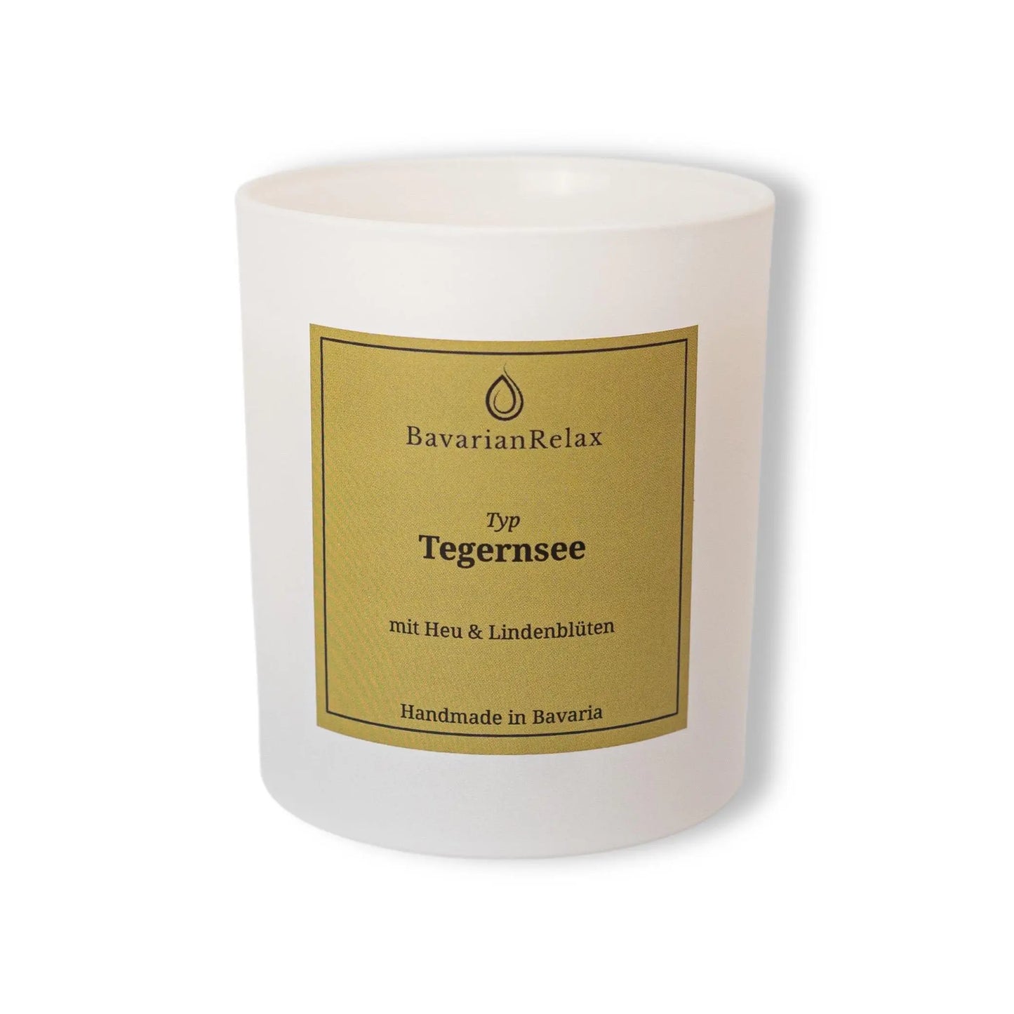 Bougie parfumée Type Tegernsee 200g - Fabriquée à la main en Bavière