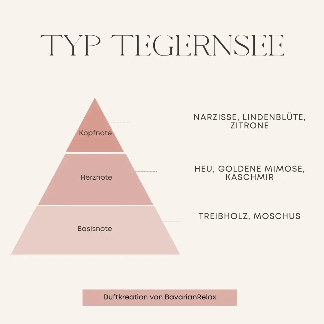 Bougie parfumée Type Tegernsee 200g - Fabriquée à la main en Bavière